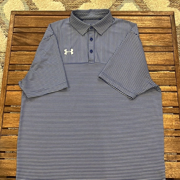 Under Armour Men’s Medium Dri-fit Golf Polo - Picture 2 of 2